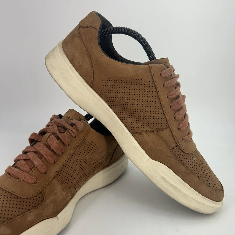 Cole Haan Shoes Mens Size 10 Grand Crosscourt Nubuck Perforated Sneakers C33980